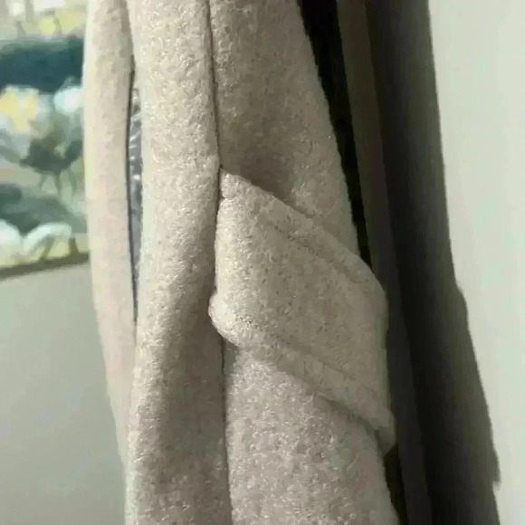 Calvin Klein Premium size XL light pink Pea Coat wool poly blend - Picture 8 of 11